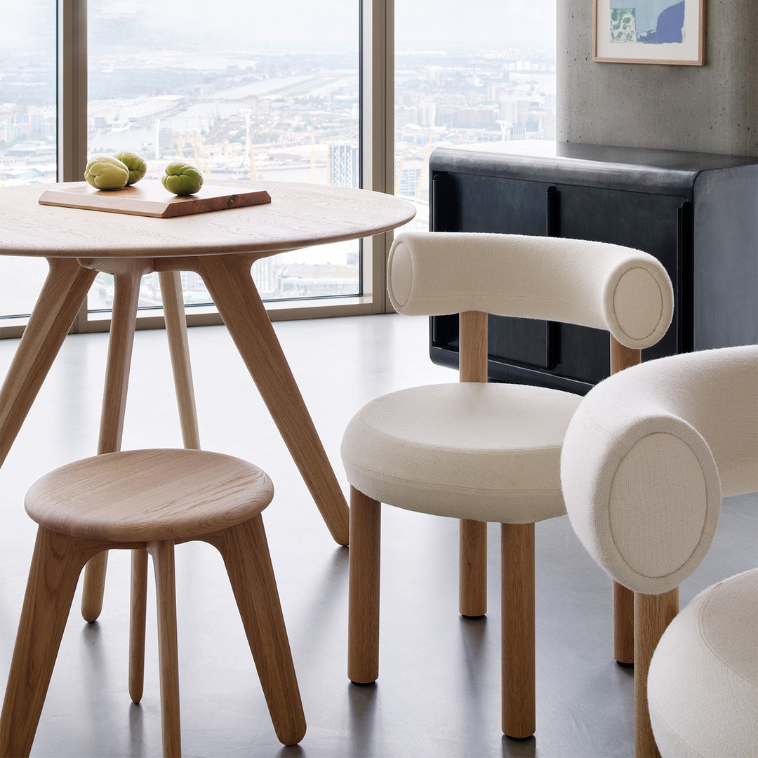 tom dixon | fat dining chair wood | hallingdal 0116