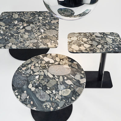 tom dixon | flash table rectangle | pebble marble
