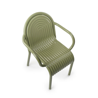 tom dixon | groove outdoor armchair | moss