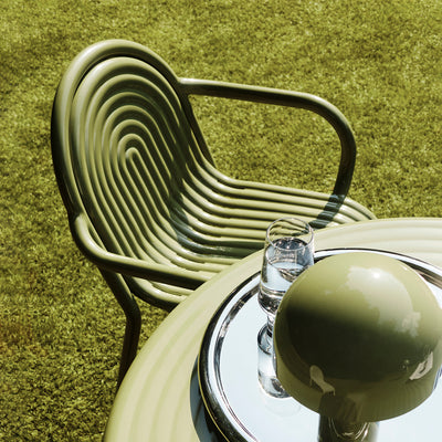 tom dixon | groove outdoor armchair | moss