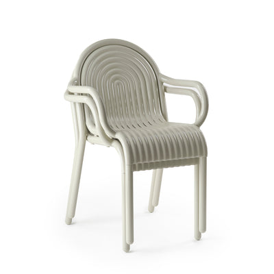 tom dixon | groove outdoor armchair | putty