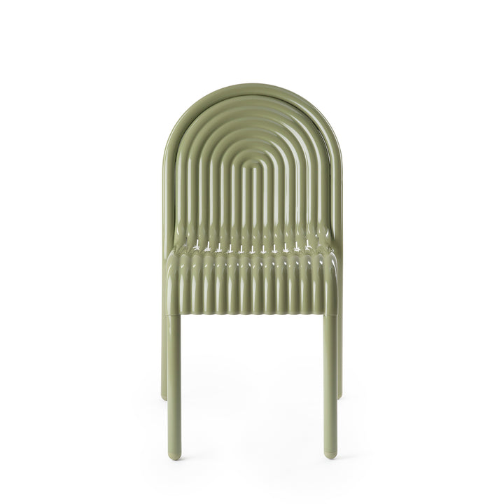 tom dixon | groove outdoor side chair | moss