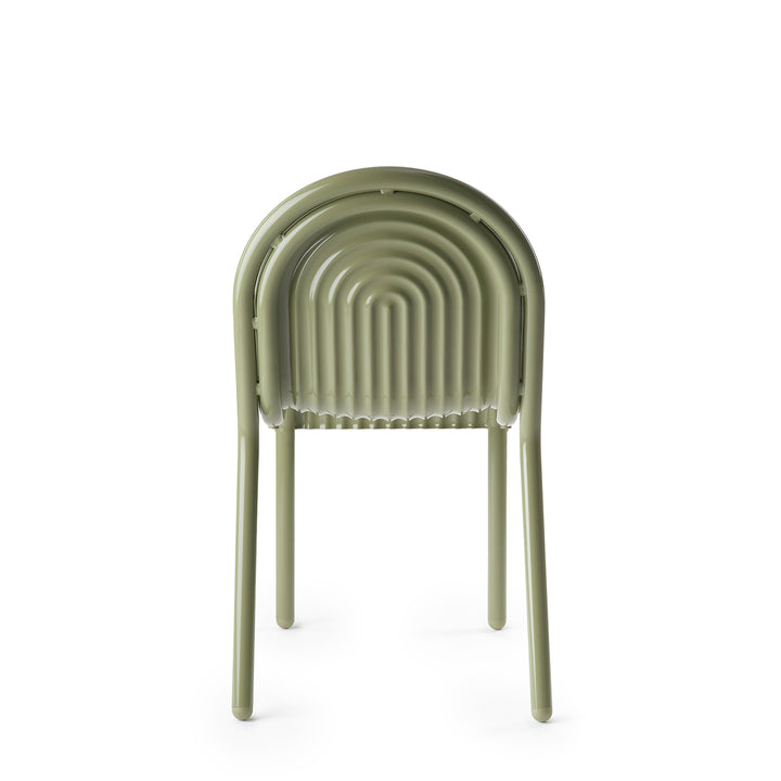 tom dixon | groove outdoor side chair | moss