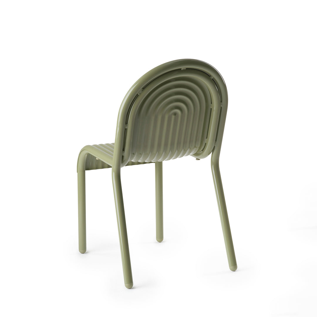 tom dixon | groove outdoor side chair | moss