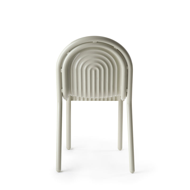 tom dixon | groove outdoor side chair | putty