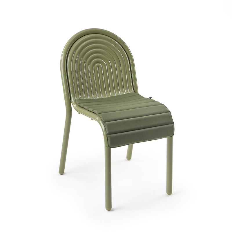 tom dixon | groove outdoor side chair | moss