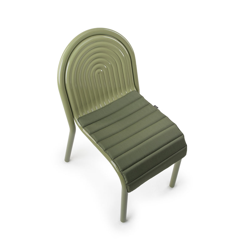 tom dixon | groove outdoor side chair | moss