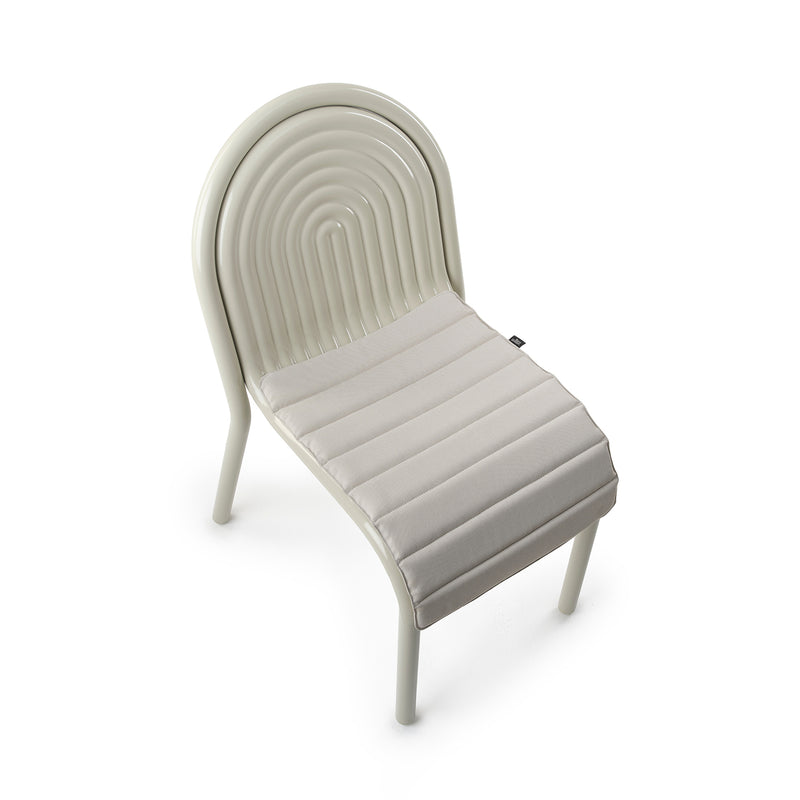 tom dixon | groove outdoor side chair | putty