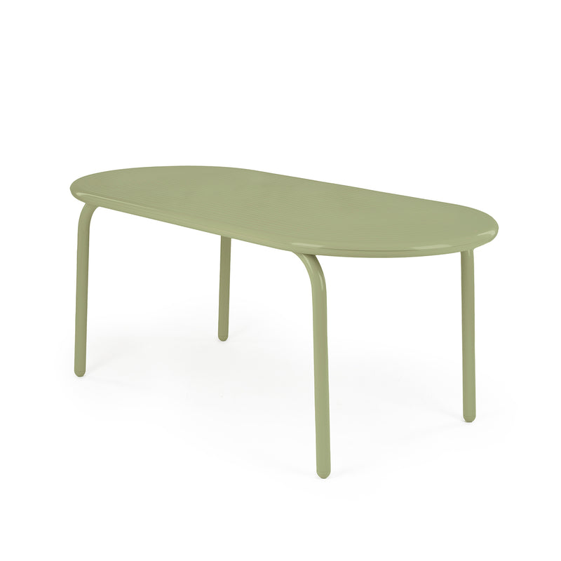 tom dixon | groove outdoor table | moss