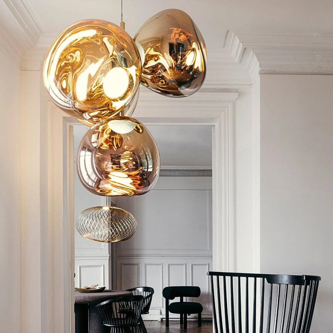 tom dixon | melt chandelier | gold small - LC