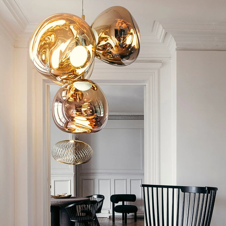 tom dixon | melt chandelier | gold small - LC