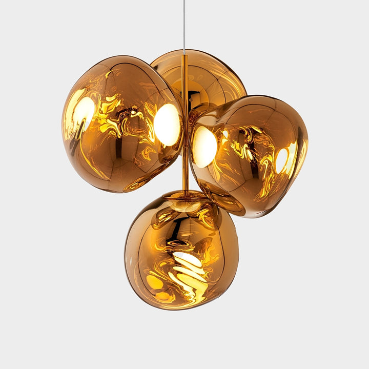 tom dixon | melt chandelier | gold small - LC