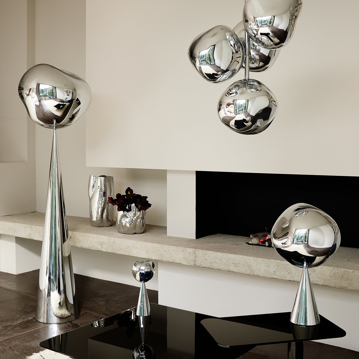 tom dixon | melt portable lamp | silver – top3 by design