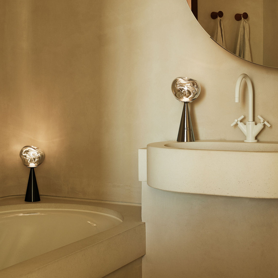 tom dixon | melt cone portable lamp | black