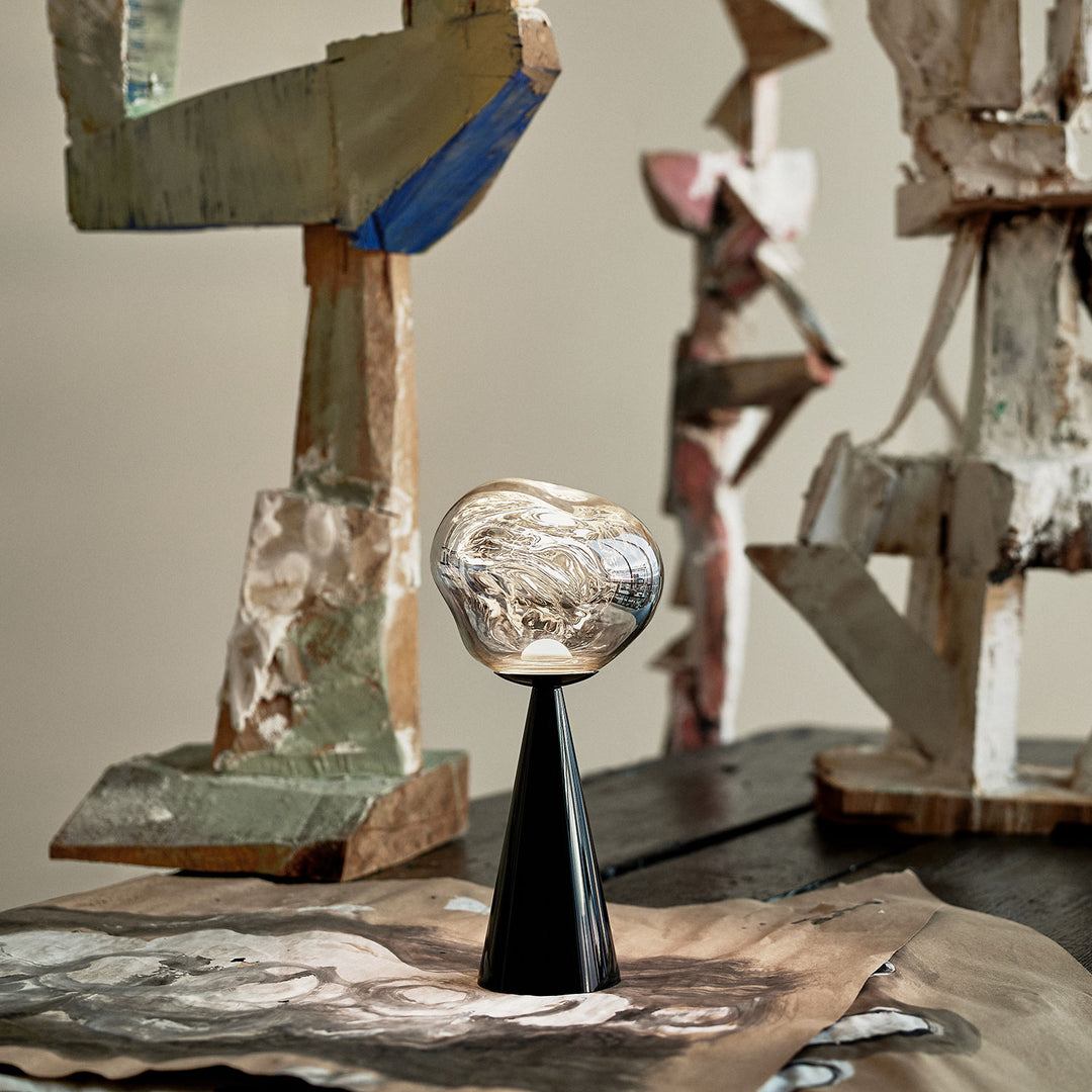 tom dixon | melt cone portable lamp | black