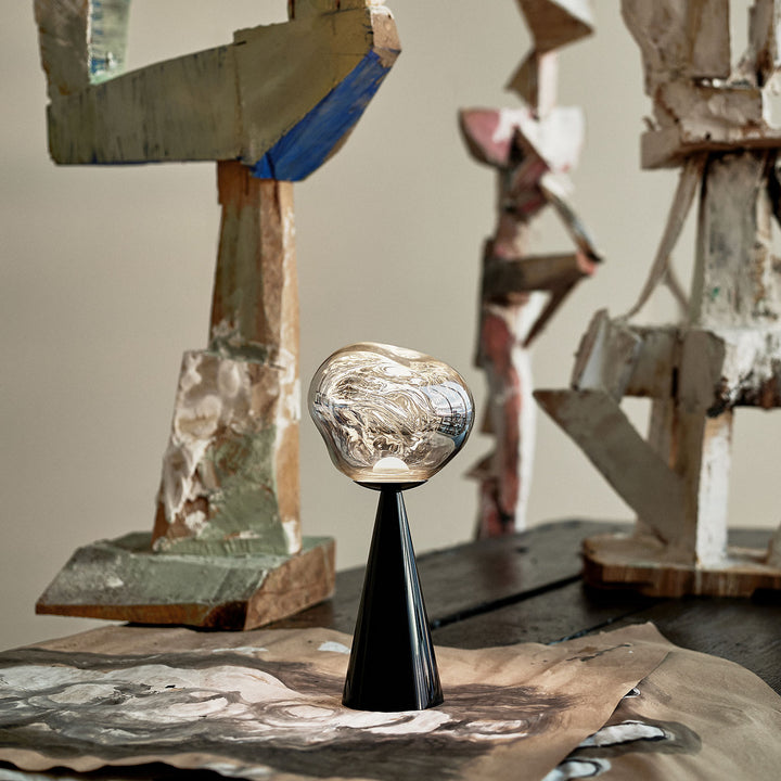 tom dixon | melt cone portable lamp | black