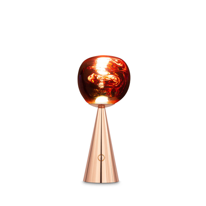 tom dixon | melt cone portable lamp | copper