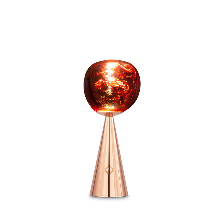 tom dixon | melt cone portable lamp | copper