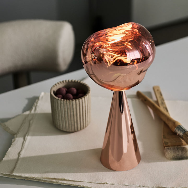 tom dixon | melt cone portable lamp | copper