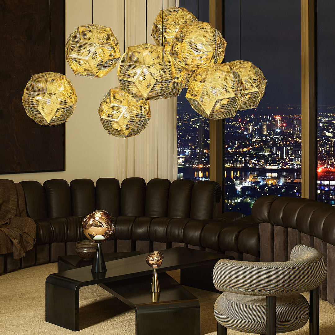tom dixon | melt cone portable lamp | gold
