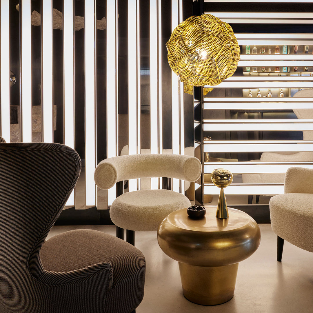 tom dixon | melt cone portable lamp | gold