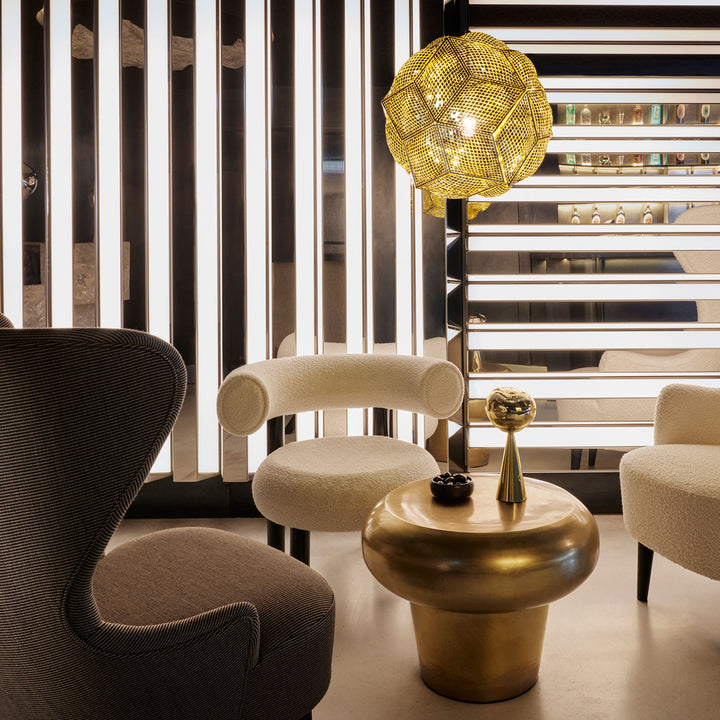 tom dixon | melt cone portable lamp | gold