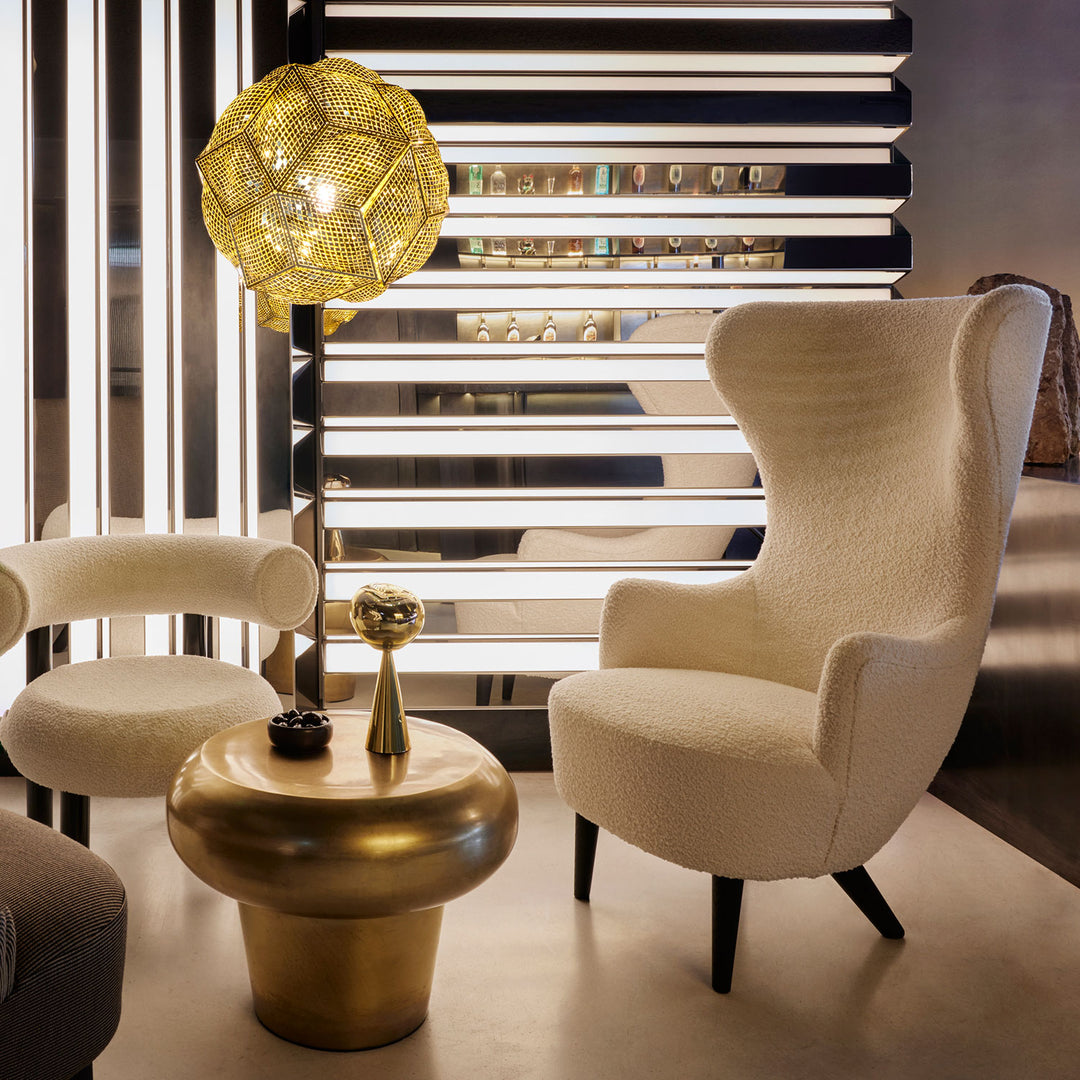 tom dixon | melt cone portable lamp | gold