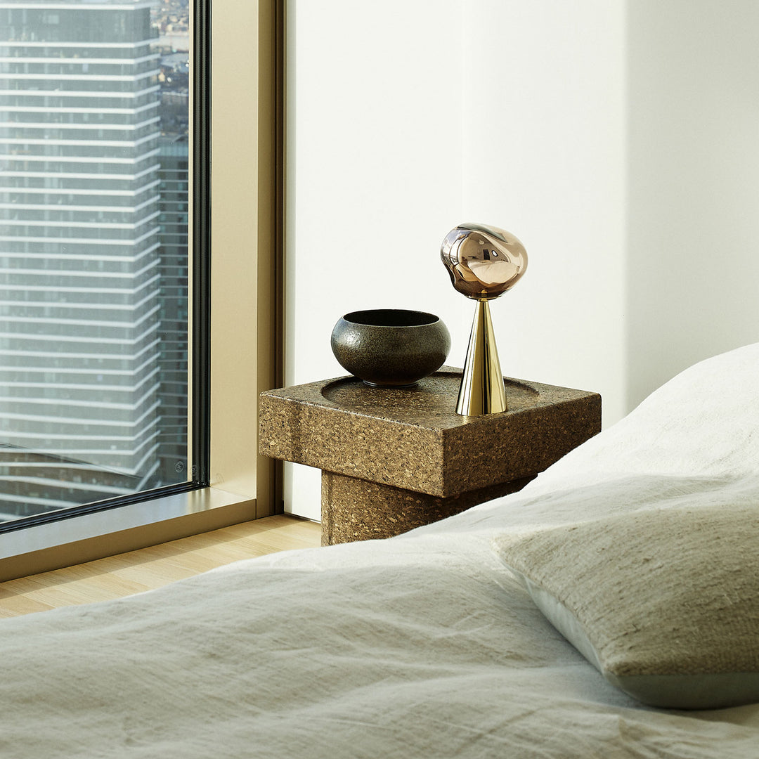 tom dixon | melt cone portable lamp | gold