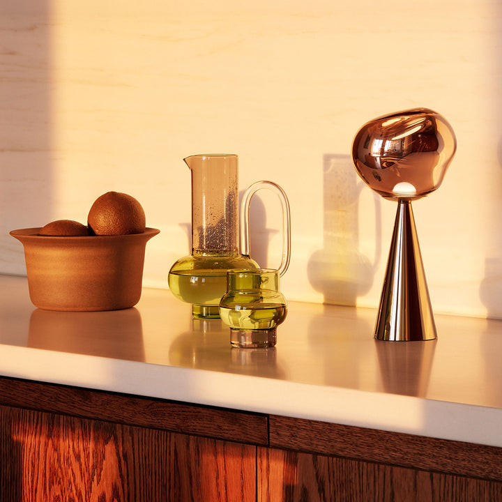 tom dixon | melt cone portable lamp | gold