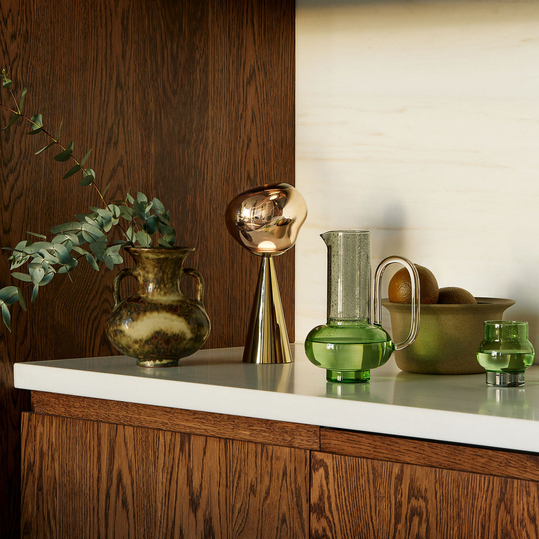 tom dixon | melt cone portable lamp | gold