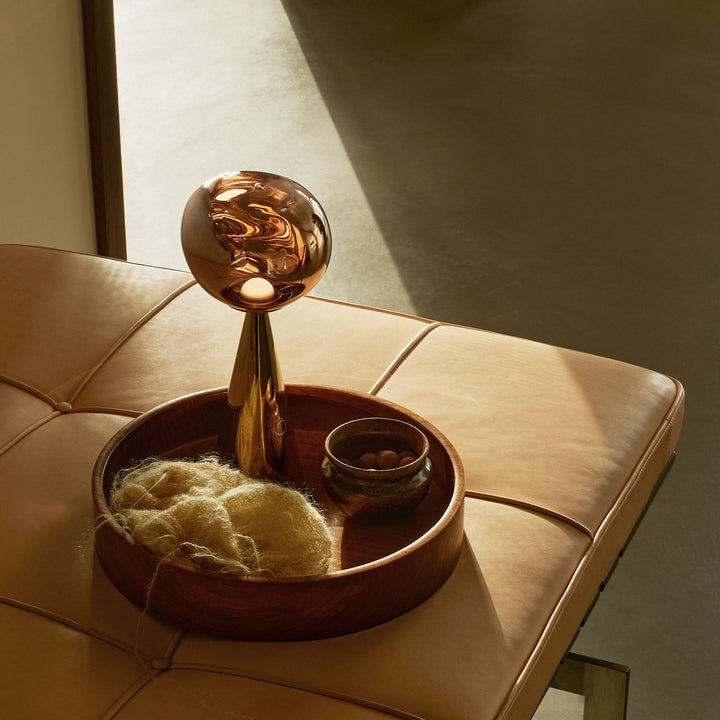 tom dixon | melt cone portable lamp | gold