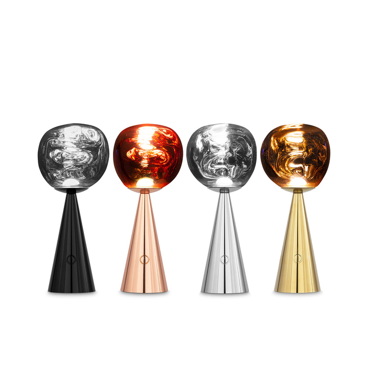 tom dixon | melt cone portable lamp | copper