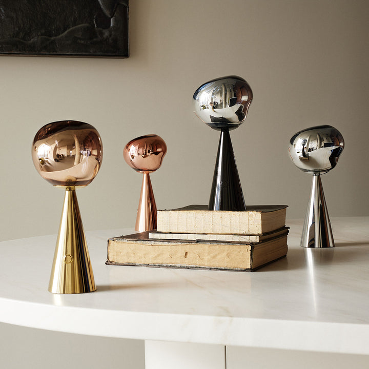 tom dixon | melt cone portable lamp | copper