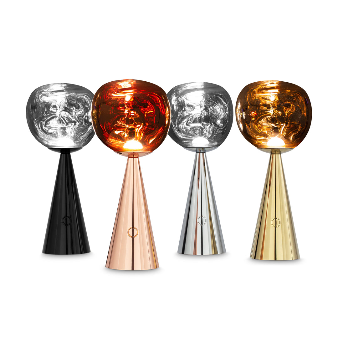 tom dixon | melt cone portable lamp | black