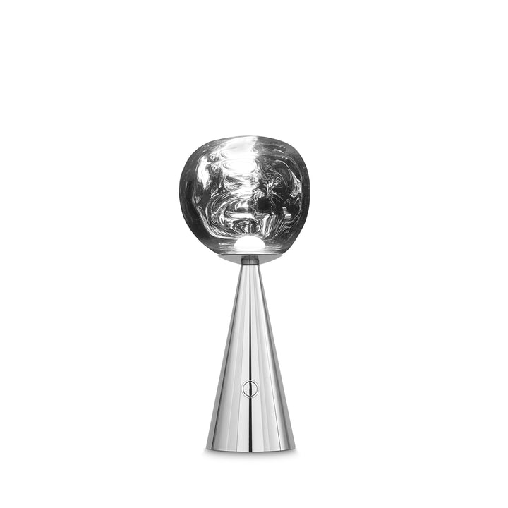 tom dixon | melt cone portable lamp | silver