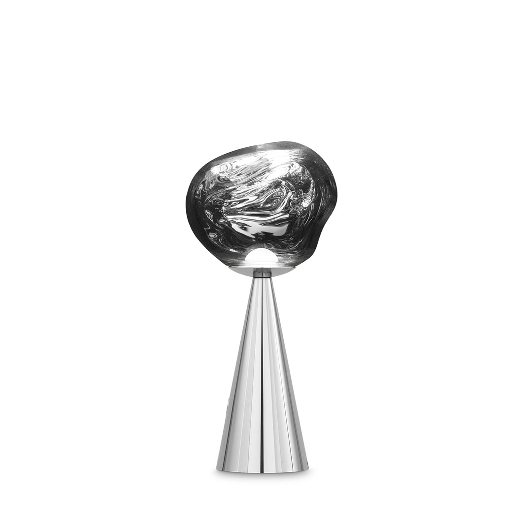 tom dixon | melt cone portable lamp | silver