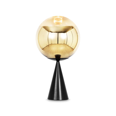 tom dixon | mirror ball table lamp | cone fat | gold