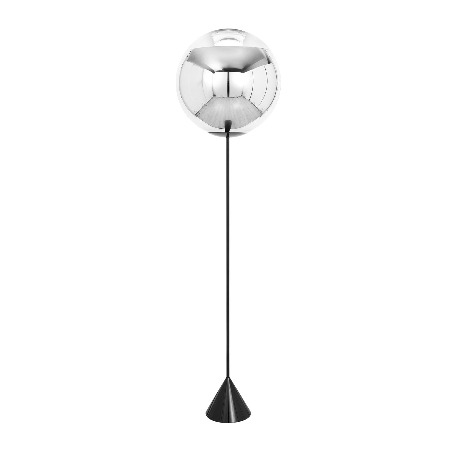 tom dixon | mirror ball shade | floor lamp