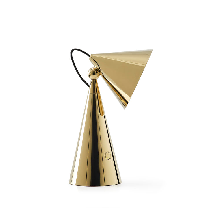 tom dixon | pose portable lamp | gold