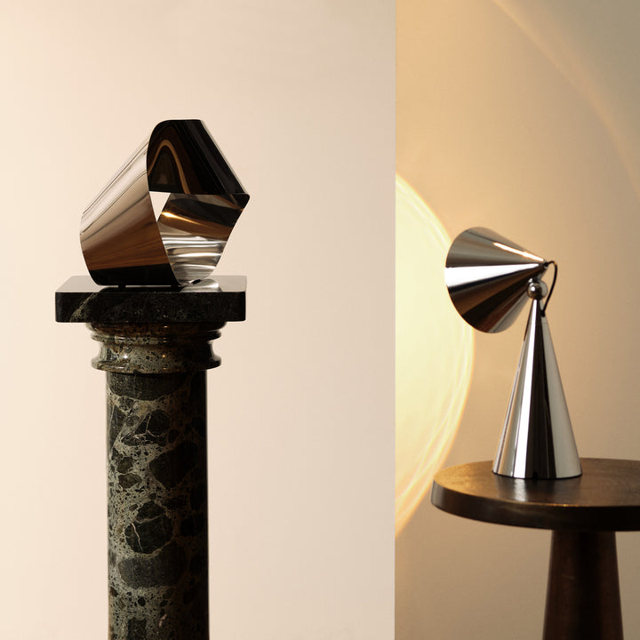 tom dixon | pose portable lamp | silver