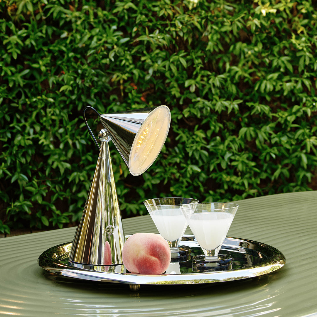 tom dixon | pose portable lamp | silver