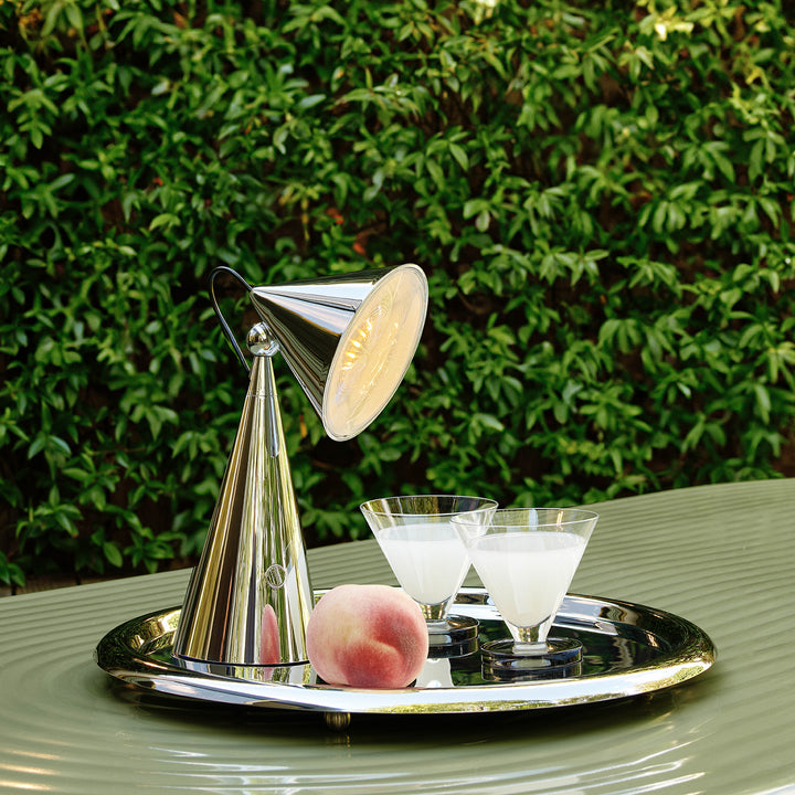 tom dixon | pose portable lamp | silver