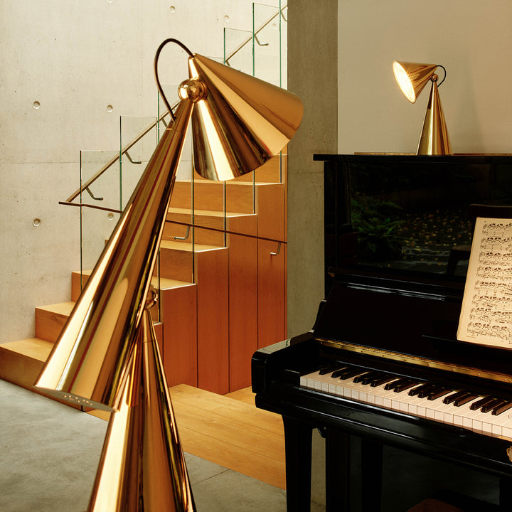 tom dixon | pose portable lamp | gold