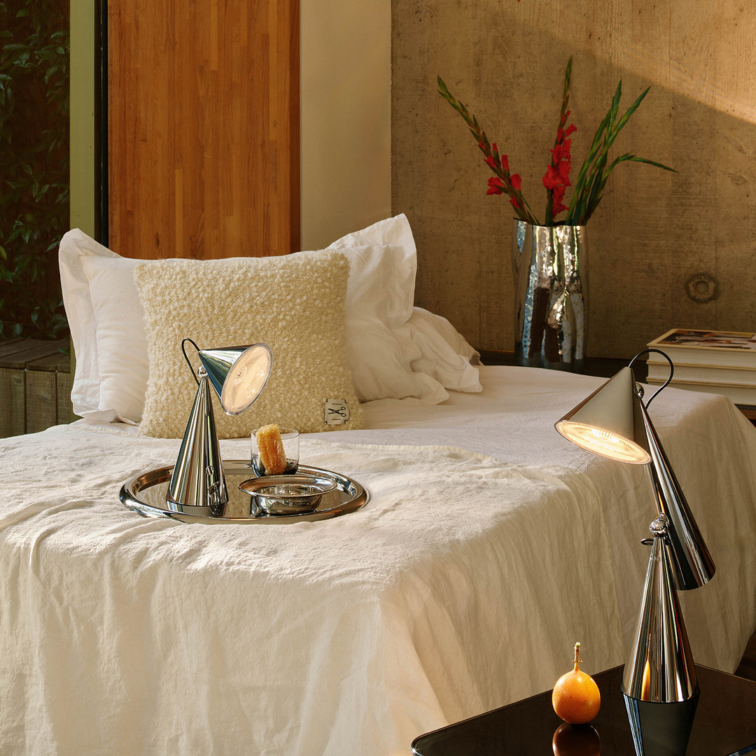 tom dixon | pose portable lamp | silver