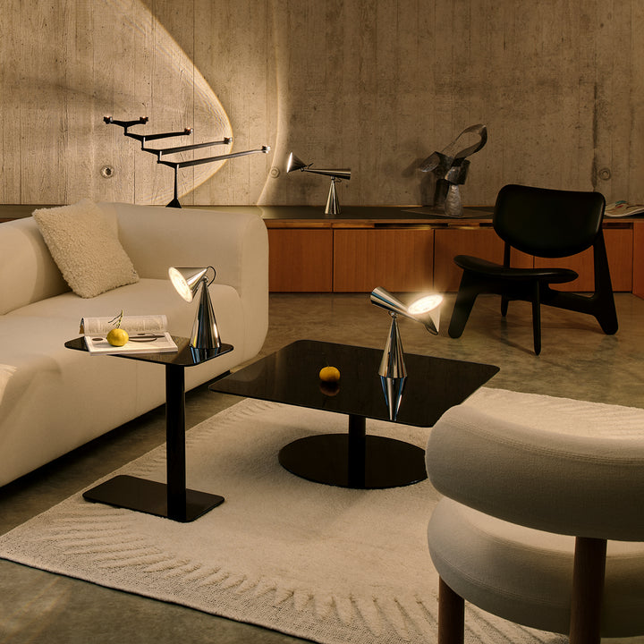 tom dixon | pose portable lamp | silver