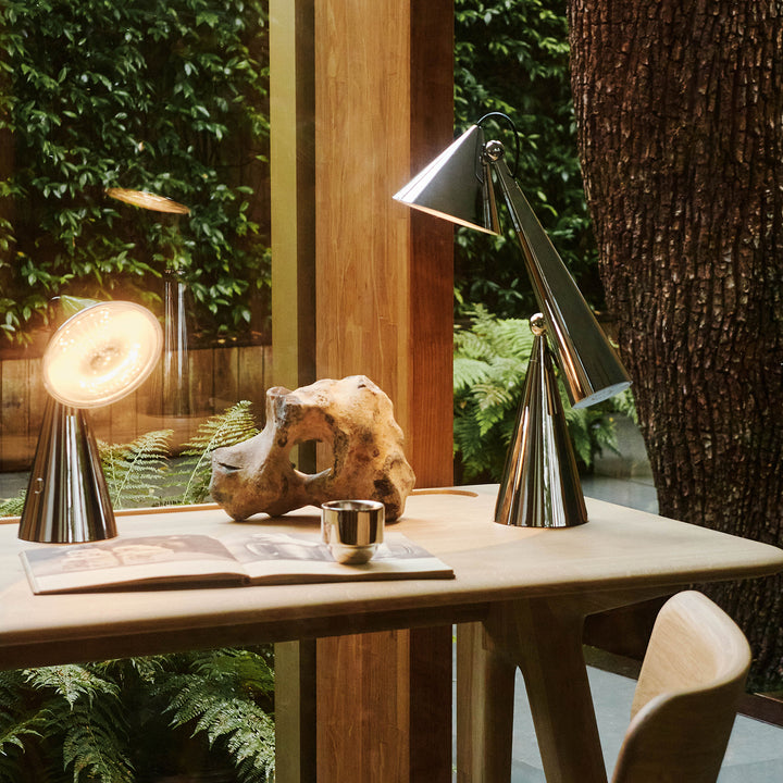tom dixon | pose portable lamp | silver
