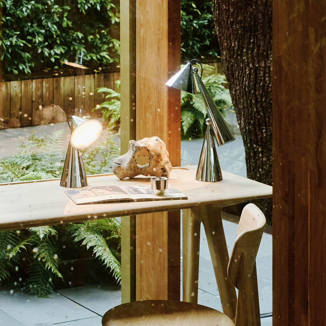 tom dixon | pose portable lamp | silver