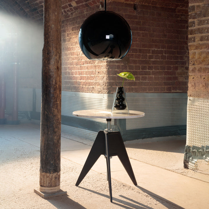 tom dixon | screw side table | white marble 60cm