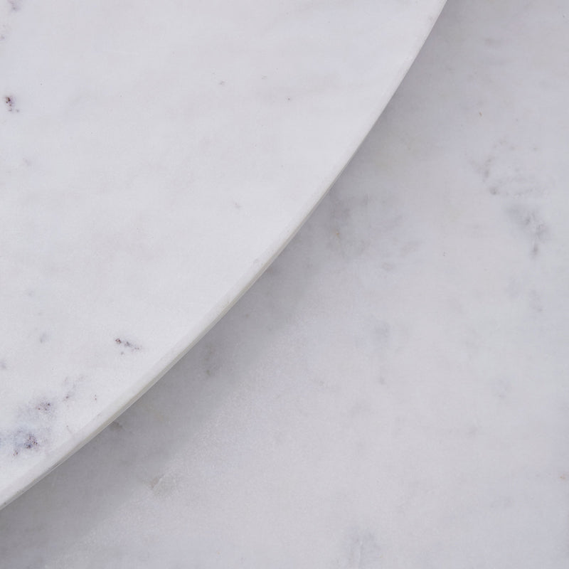 tom dixon | screw side table | white marble 60cm