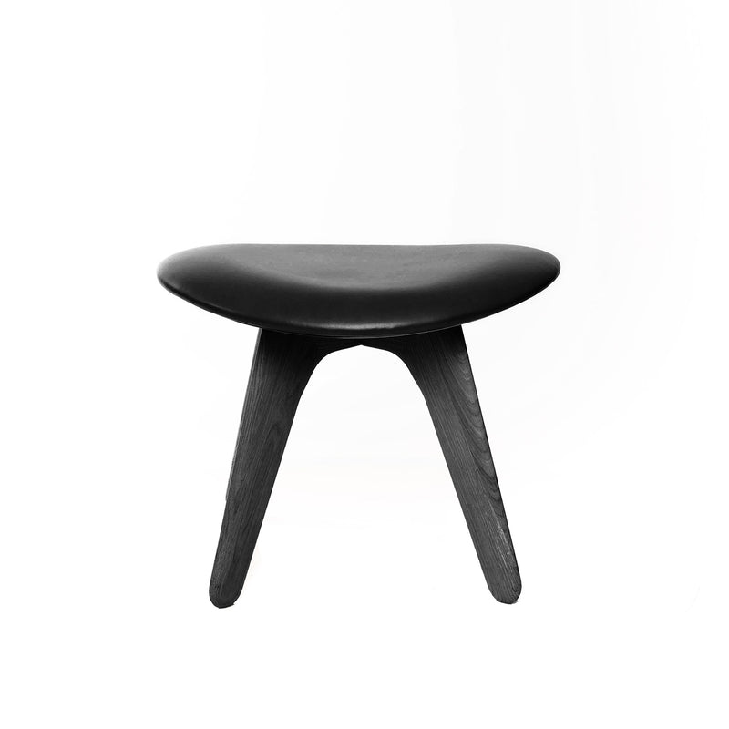 tom dixon | slab ottoman | black oak + leather